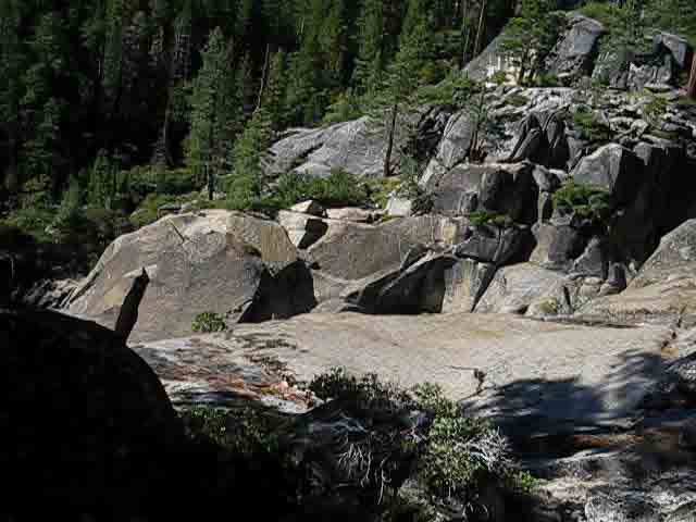 Granite flat along Summit City Creek.